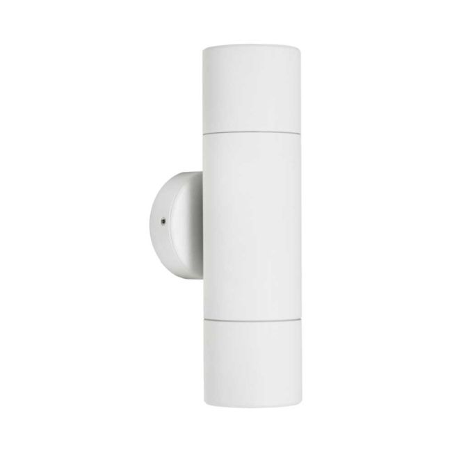 Cougar Lighting White Stockholm Exterior Up & Down Wall Light