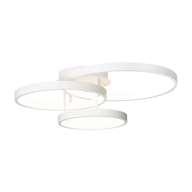 Cougar Lighting Zola 3 84W LED Light Close To Ceiling Light White