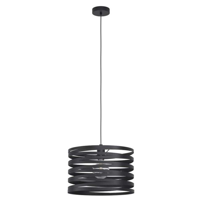 Cremella Black Large Pendant Light by Eglo