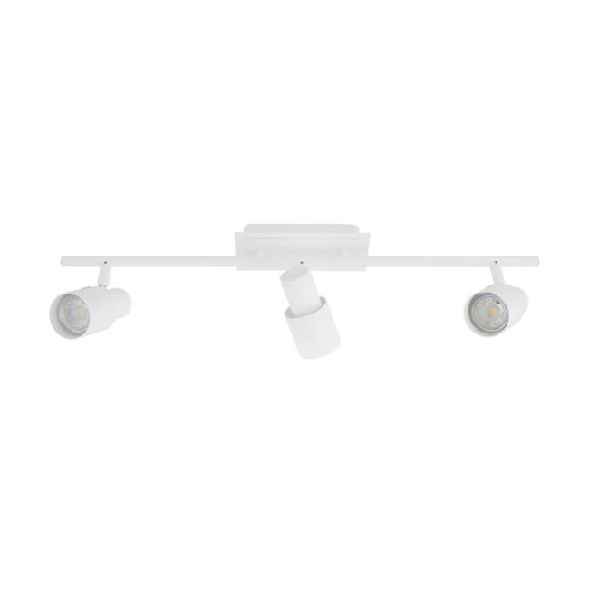 Davida 2 1 White GU10 3 Light LED Spotlight by Eglo