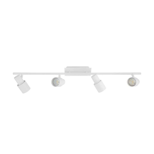 Davida 2 1 White GU10 4 Light LED Spotlight by Eglo
