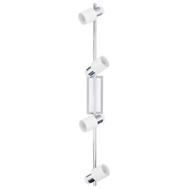 Davida White and Chrome GU10 4 Light LED Spotlight by Eglo