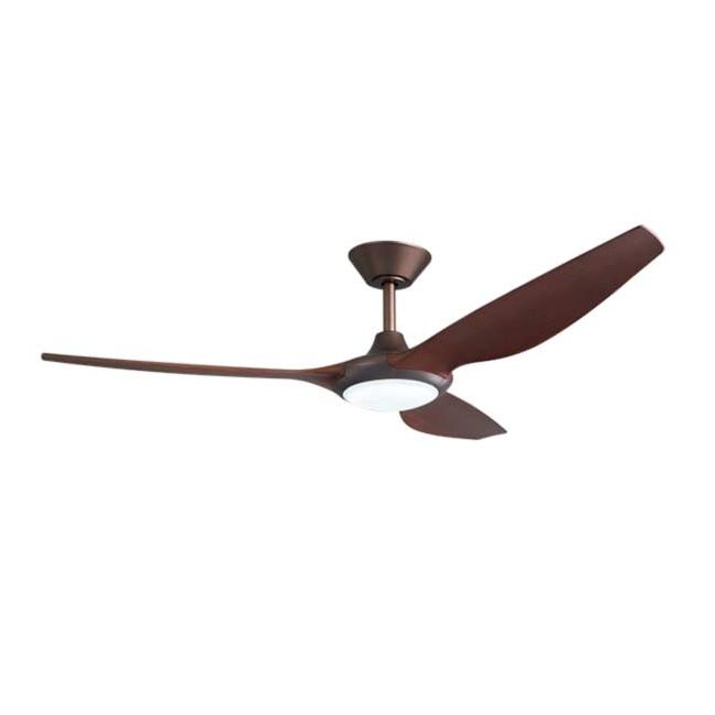 ThreeSixty Delta DC 56" 3 Blade Ceiling Fan with Remote Control Oil Rubbed Bronze with Koa DEL56OB