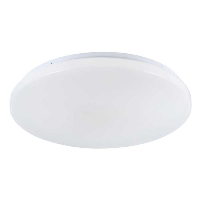 Diego Tricolour 24W LED White Oyster Light with Sensor by Eglo
