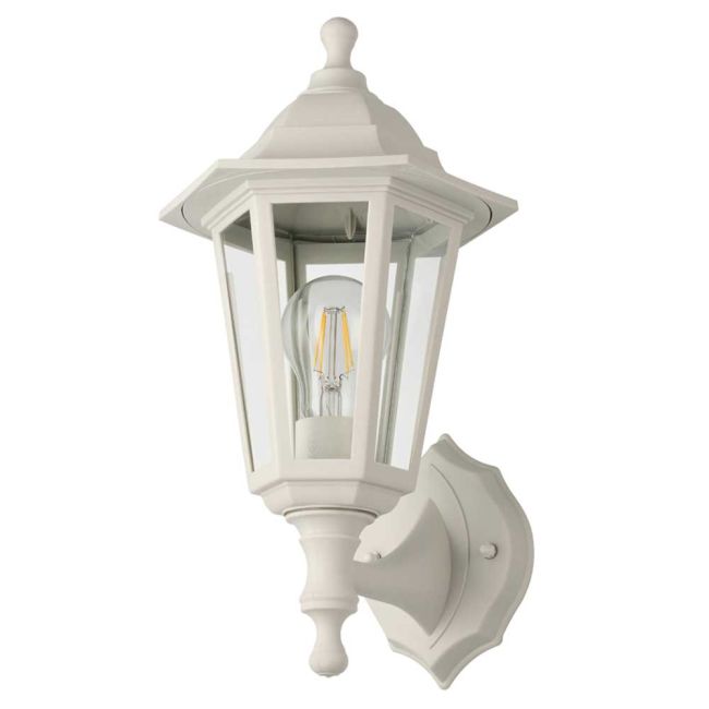 Duanera White Exterior Wall Light by Eglo