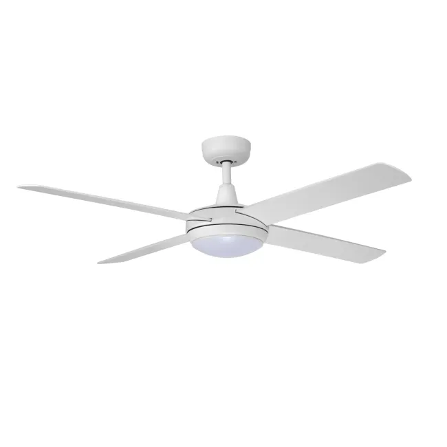 Eco Silent White 48" DC Ceiling Fan & Light by Fanco F1101-101