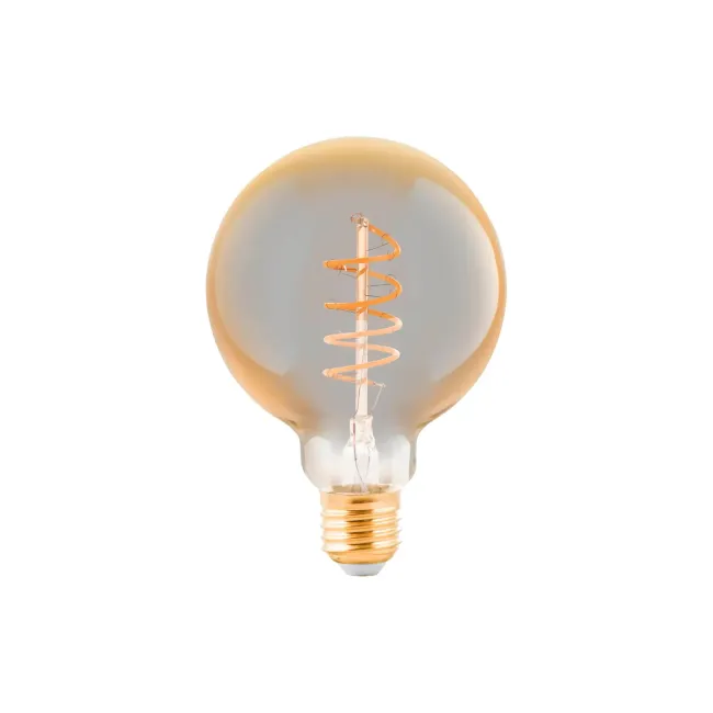 Eglo 4W Amber LED G95 E27 Globe 110081