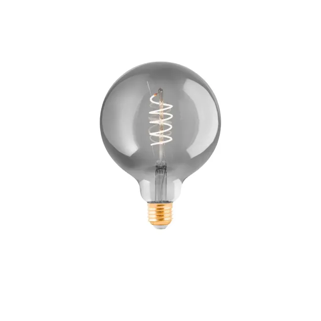 Eglo 4W Black Transparent LED G125 E27 Globe 110087