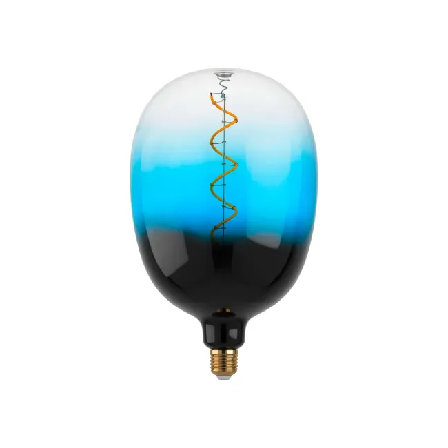 Eglo 4W E27 LED Blue T180 Globe 12552