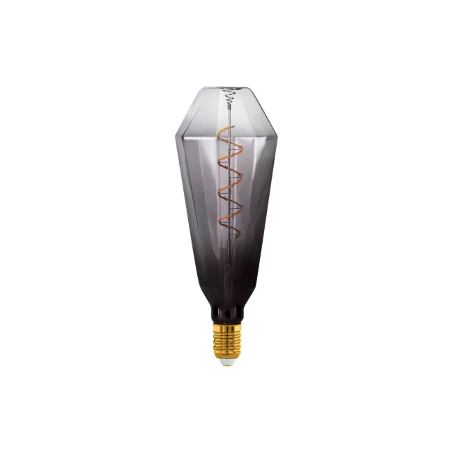 Eglo 4W E27 LED Grey T90 Globe 110238