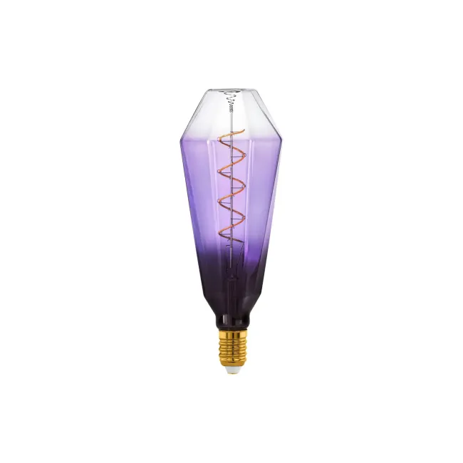 Eglo 4W E27 LED Purple T90 Globe 110237