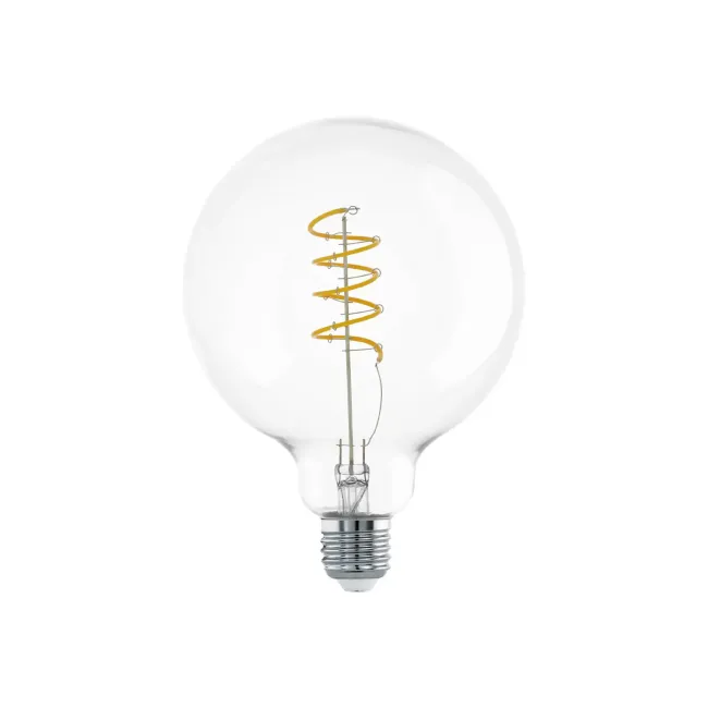 Eglo 7.3W Warm White LED E27 G80 Clear Globe 110316