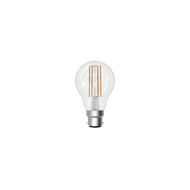 Eglo 7.5W Cool White LED B22 A60 Clear Globe 205445