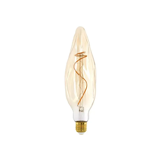 Eglo Amber 4W LED CF78 E27 Candle Globe 110276