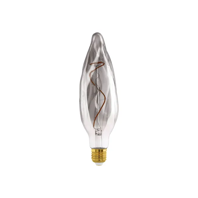 Eglo Black Transparent 4W LED CF78 E27 Globe 110275