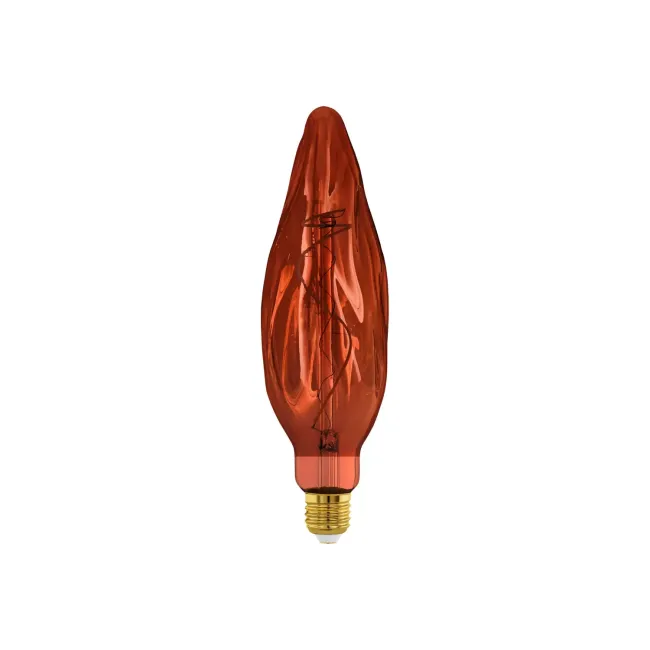 Eglo Copper Vaporised 4W LED CF78 E27 Candle Globe 110277