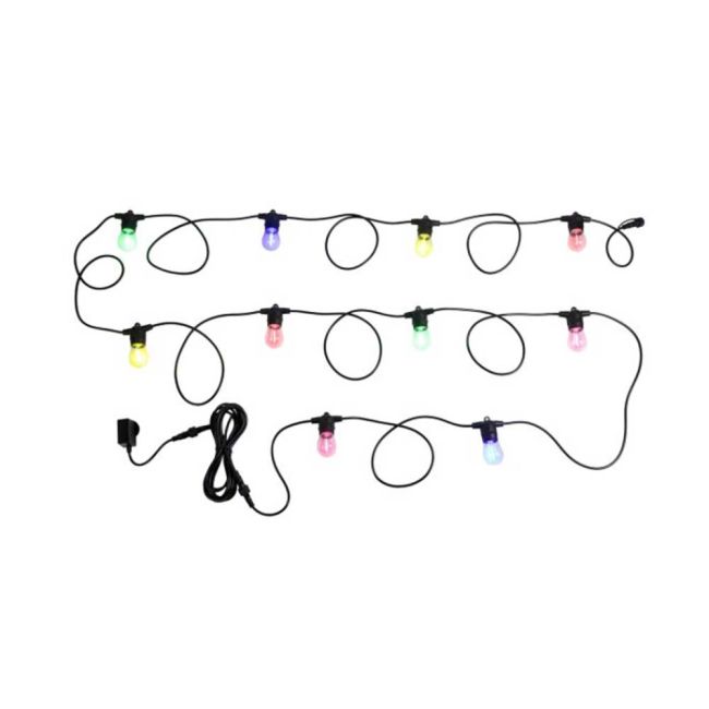 Eglo Festoon 10 DIY Fixed Lights Multi-Coloured in Black