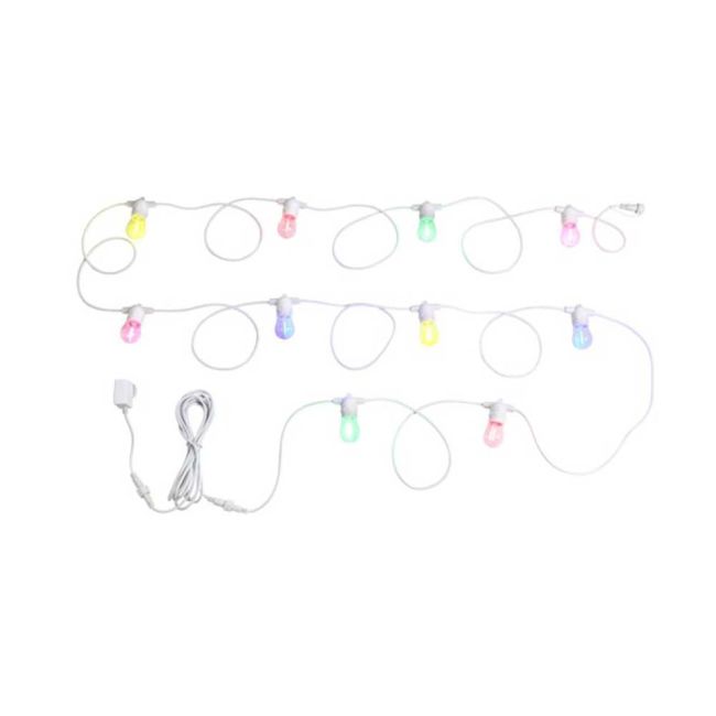 Eglo Festoon 10 DIY Fixed Lights Multi-Coloured in White