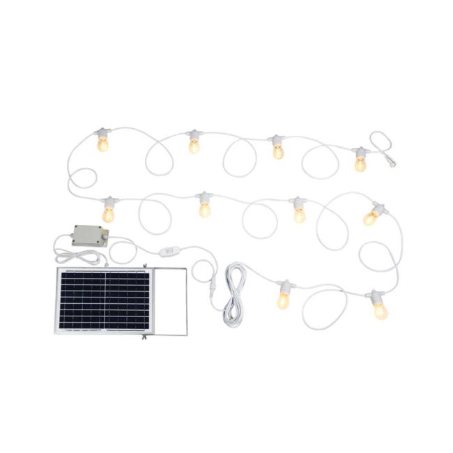 Eglo Festoon 10 DIY Solar Fixed Lights 2700K in White