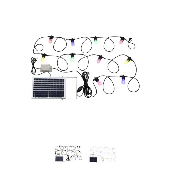 Eglo Festoon 10 DIY Solar Fixed Lights Multi-Coloured
