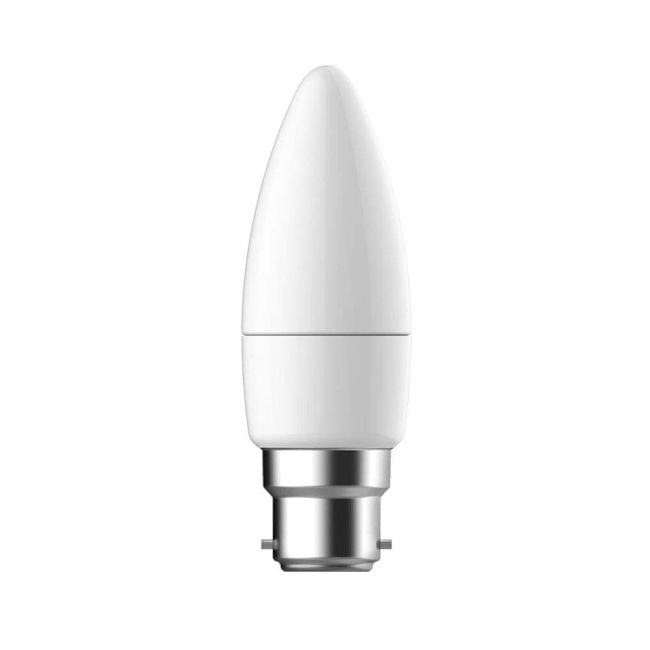 Energetic SupValue Candle Frost Dimmable 6W 3000K Warm White LED Globe B22 122148F