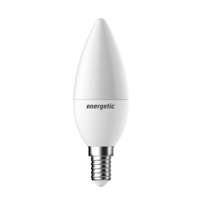 Energetic SupValue Candle Frost Dimmable 6W 3000K Warm White LED Globe E14 122145F