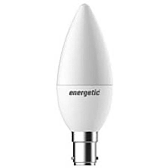 Energetic SupValue Candle Frost Dimmable 6W 4000K Cool White LED Globe B15 122150E