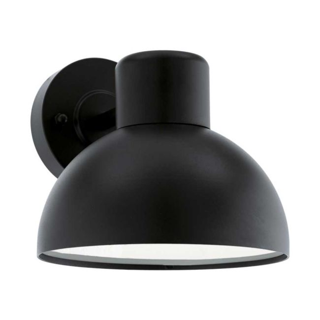 Entrimo Black Exterior Wall Light by Eglo