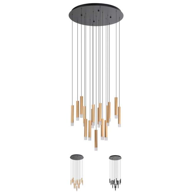 Estanerios 17 Light LED Pendant Light by Eglo
