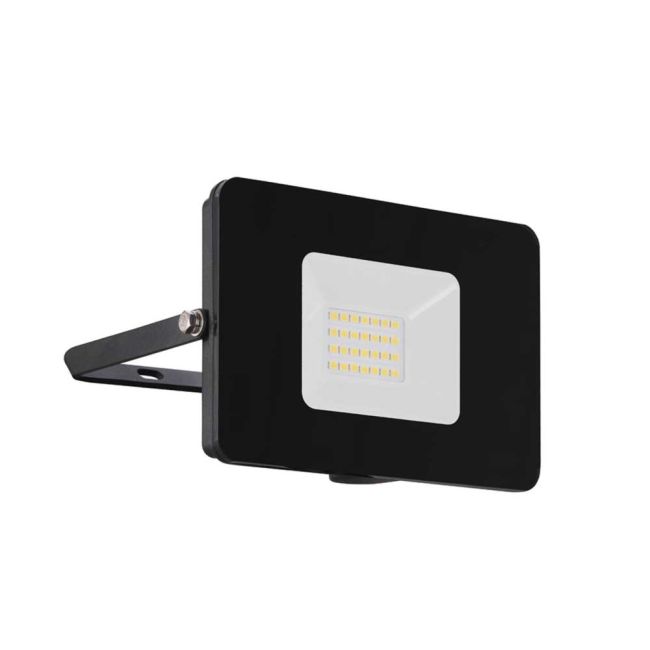 Faedo 3 Black 20W LED Exterior Floodlight Light by Eglo