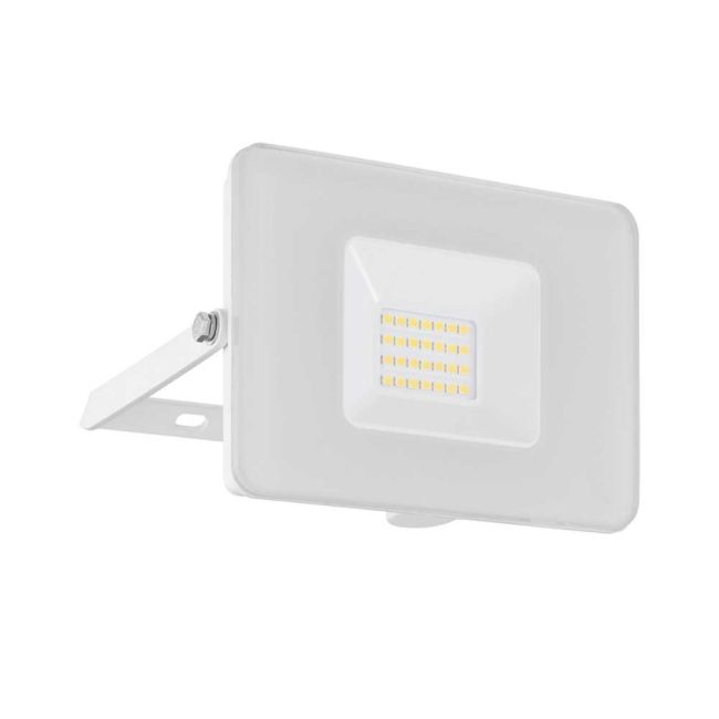Faedo 3 White 20W LED Exterior Floodlight Light by Eglo