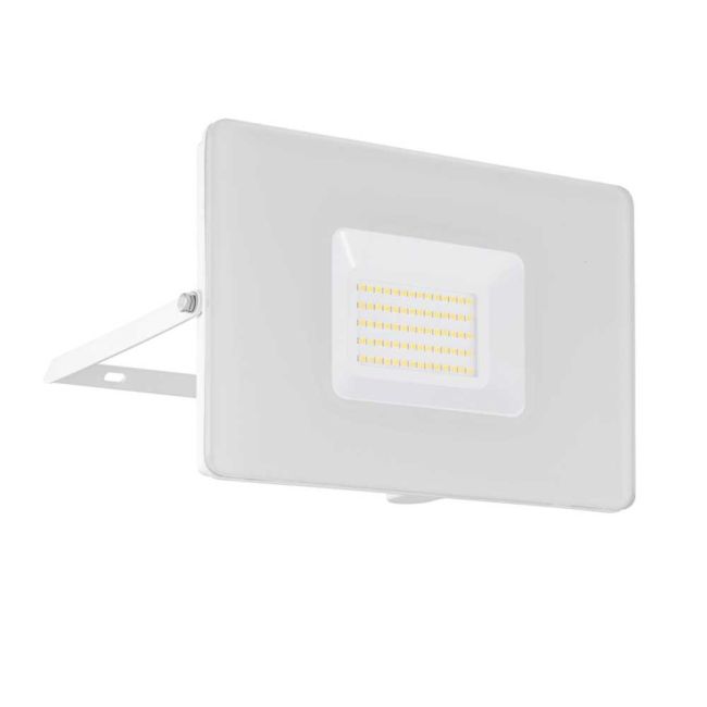 Faedo 3 White 50W LED Exterior Floodlight Light by Eglo