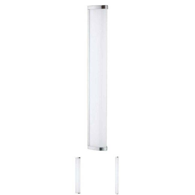 Gita 2 Chrome LED Wall and Ceiling Light by Eglo