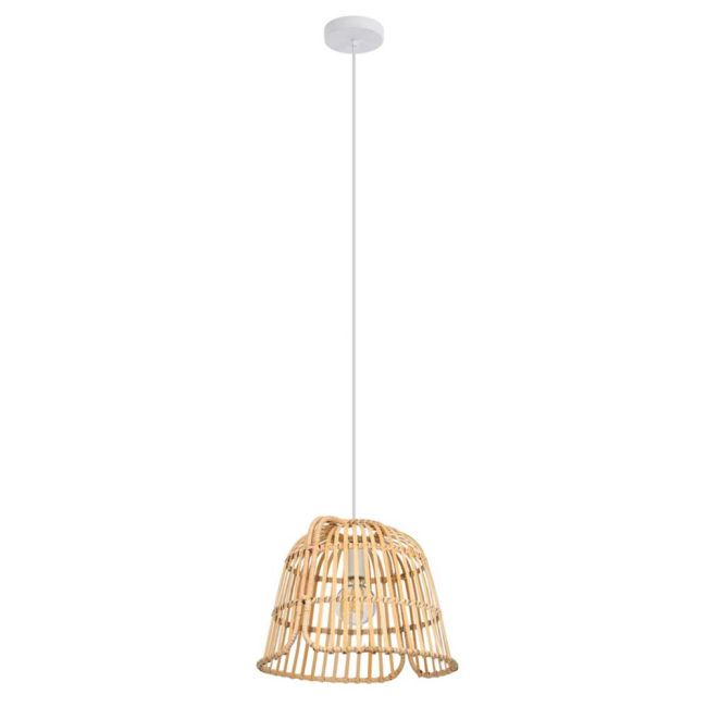 Glyneath Rattan Pendant Light by Eglo