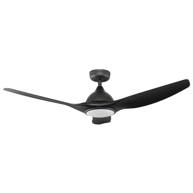 Horizon Black 52" DC Smart Ceiling Fan & Light by Fanco KF3001-202