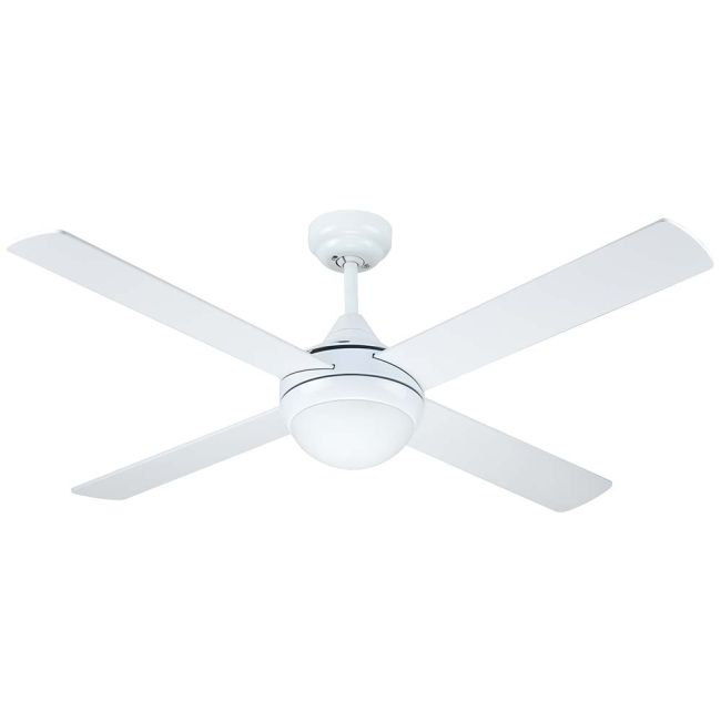 Hunter Pacific Azure AC 48" Timber Ceiling Fan with Wall Control and E27 Light White A2325