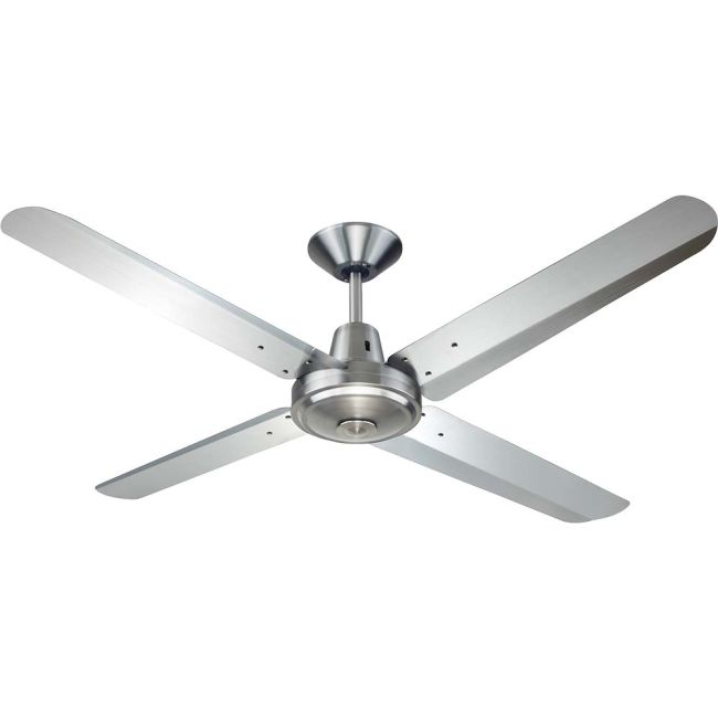 Hunter Pacific Typhoon Mach 3 48" Metal Ceiling Fan with Wall Control 316 Marine Grade Stainless Steel A3402
