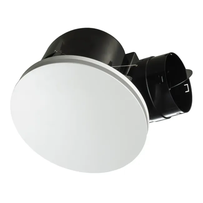 Hybrid 250 Round White Exhaust Fan by Fanco