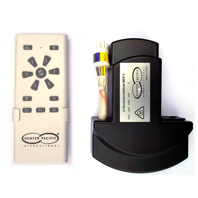 Hunter Pacific Replacement Remote Kit IMCP2 Revolution & Attitude Fan Series, A1506 Black 2021 Edition