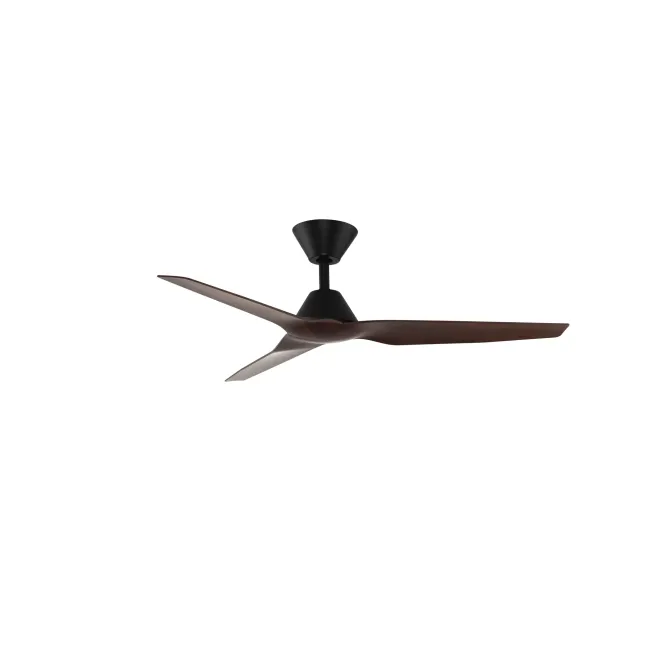 Infinity-iD Black & Spotted Gum 48" DC Smart Ceiling Fan by Fanco F8000-222