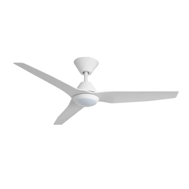 Infinity-iD White 48" DC Smart Ceiling Fan & LED Light by Fanco F8001-101