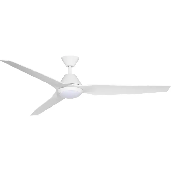 Infinity-iD White 64" DC Smart Ceiling Fan & LED Light by Fanco KF8041-101