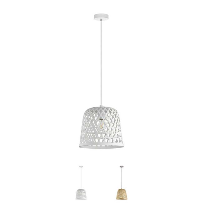 Kirkcolm E27 Pendant Light by Eglo