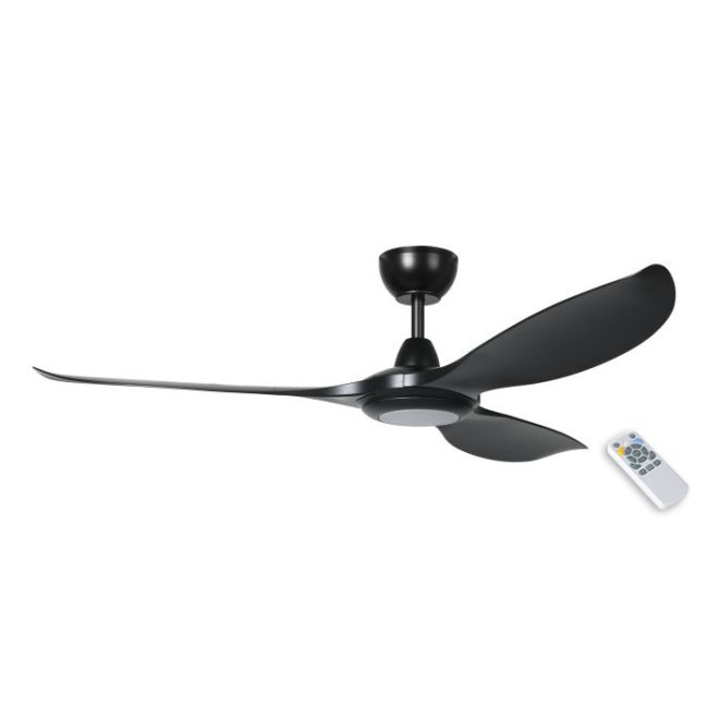 Kurrawa IP55 DC 60" Black Ceiling Fan & LED Light by Eglo 20618802