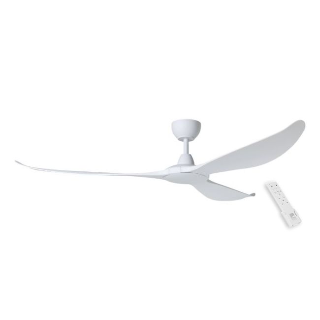 Kurrawa IP55 DC 72" White Ceiling Fan by Eglo 20618901