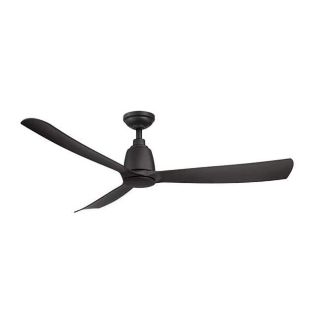 Kute 52" DC ThreeSixty Ceiling Fan in Black KUT52BK