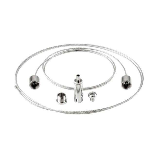 Lanky 2 Metre Batten Suspension Kit by Eglo