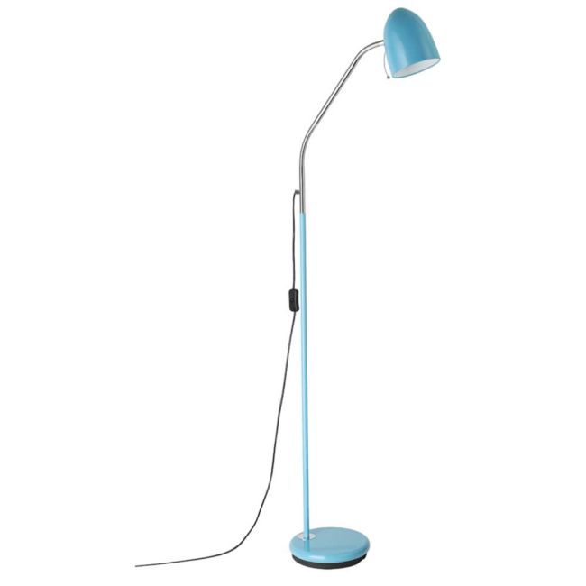 Lara Bright Blue E27 Floor Lamp by Eglo