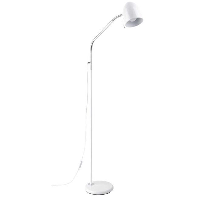 Lara White E27 Floor Lamp by Eglo