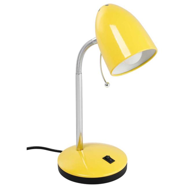 Lara Yellow E27 Table Lamp by Eglo